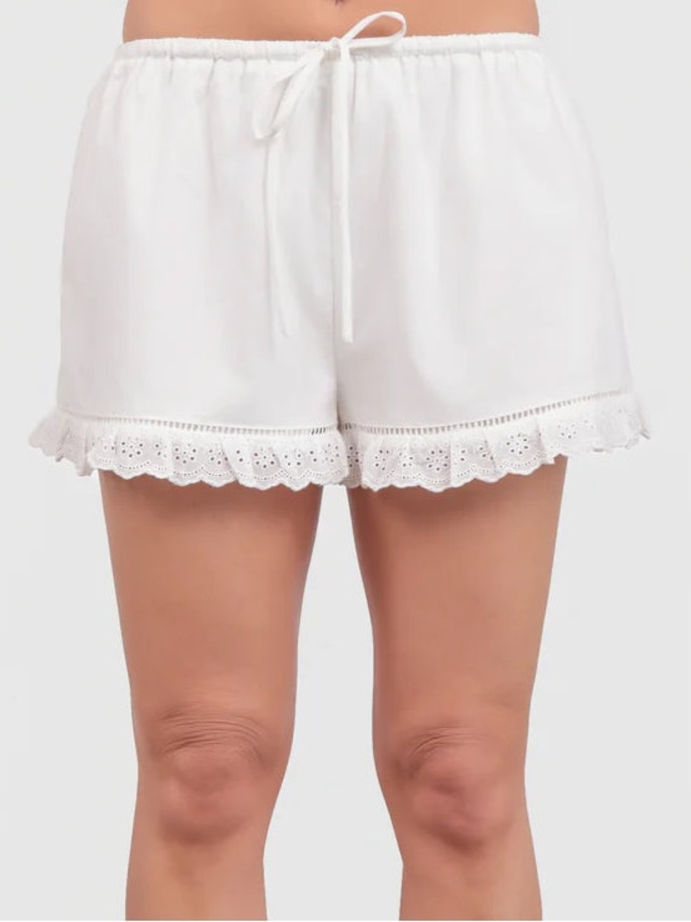 Brand New Sadie & Sage Lowtide White Bloomer Lace Shorts